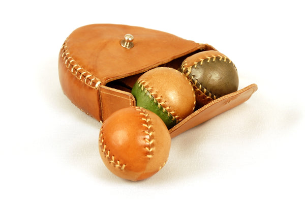 Leather Cases for juggling balls